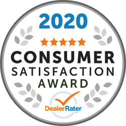 dealer rater 2020 consumer satisfaction award